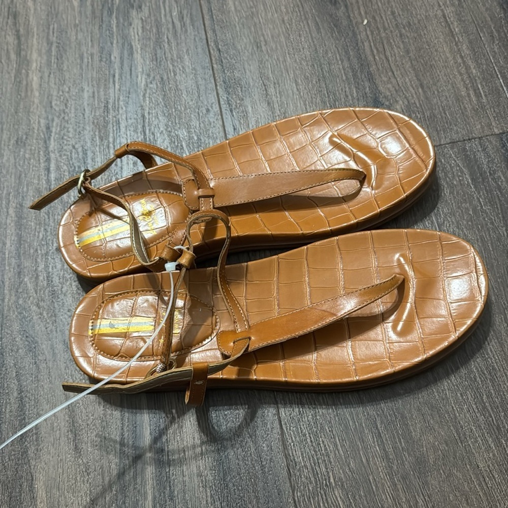 NEW! Sam Edelman Women's Naomi Leather Thong Sandals - Size 9.5 🛵 - Picture 6 of 8